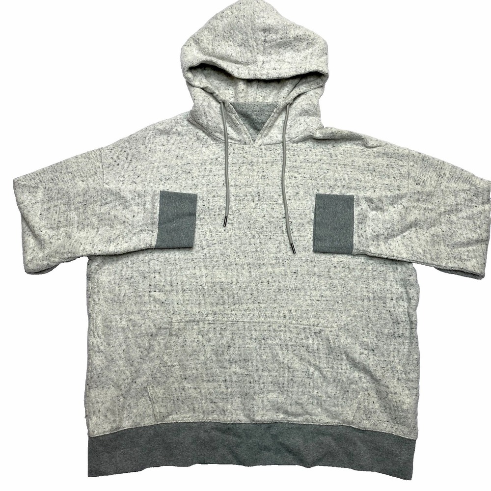 Express Hoodie Mens XL Gray Long Sleeve Sweatshirt Pullover